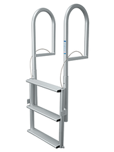 Aluminum Retractable Bulkhead or Wood Dock Lift Ladder